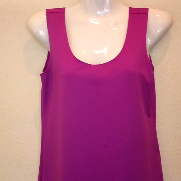 Chico's Violet Microfiber Basic Tank Top - Picture 4 of 11